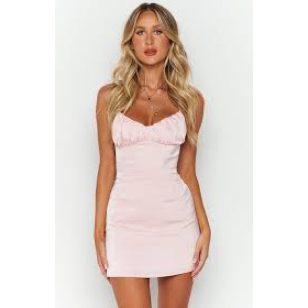 NEW with tags Beginning Boutique Fleurette Pink Mini Dress Australian size 10